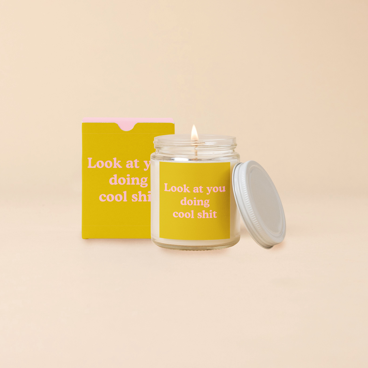 Candle Jar w/Lid