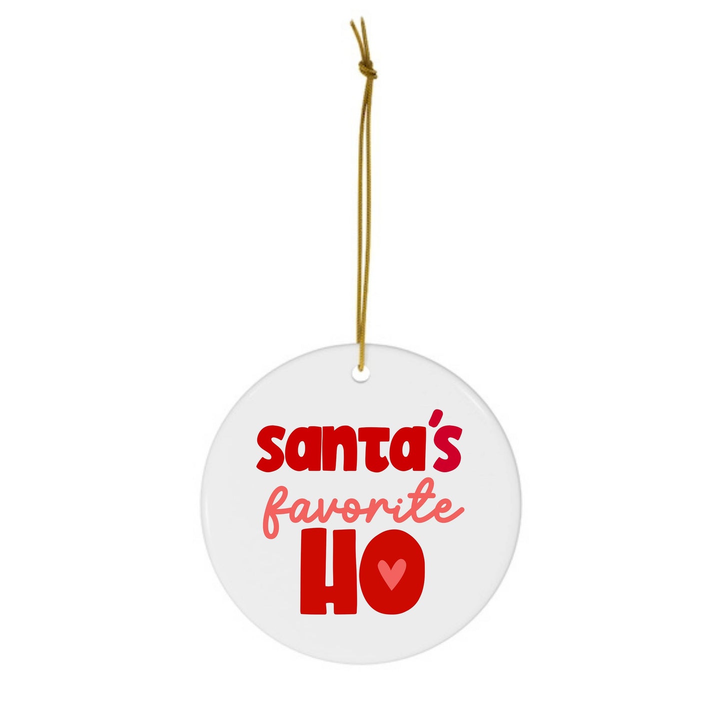 Ho Christmas Ornament