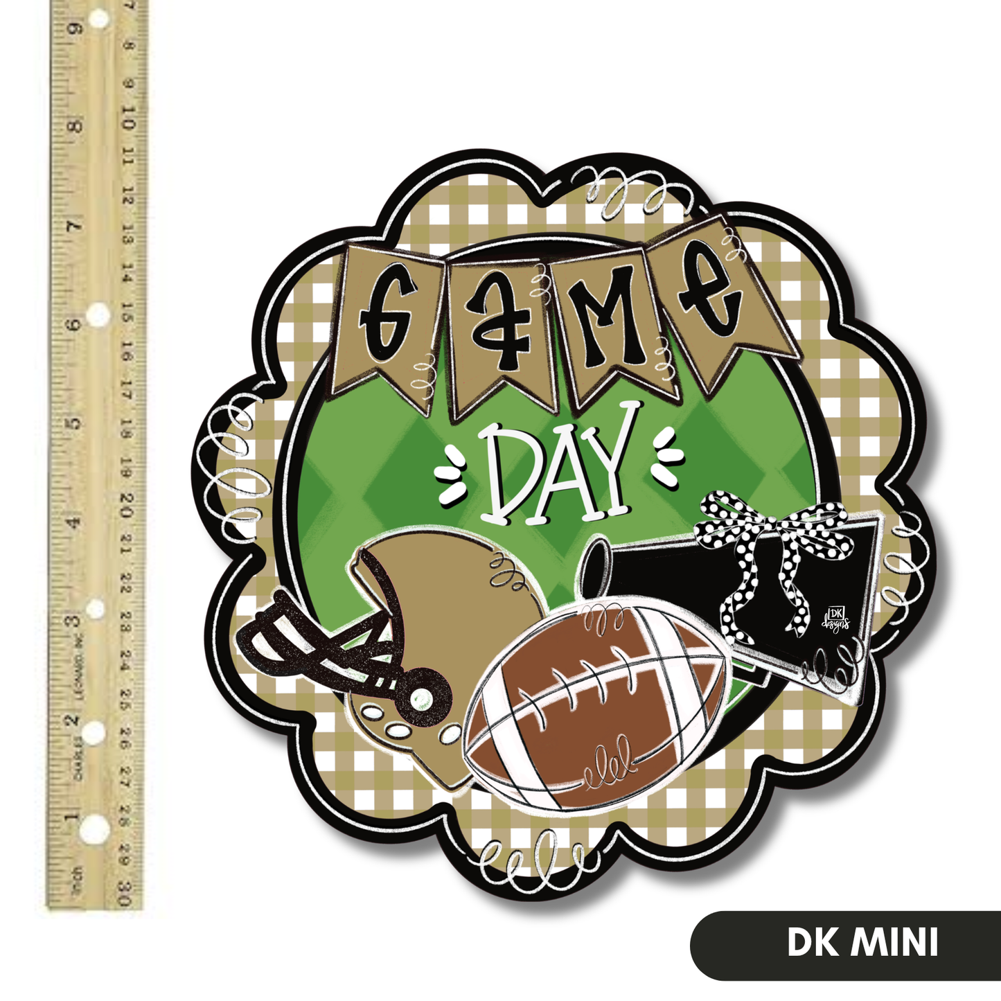 Black and Gold Game Day Mini