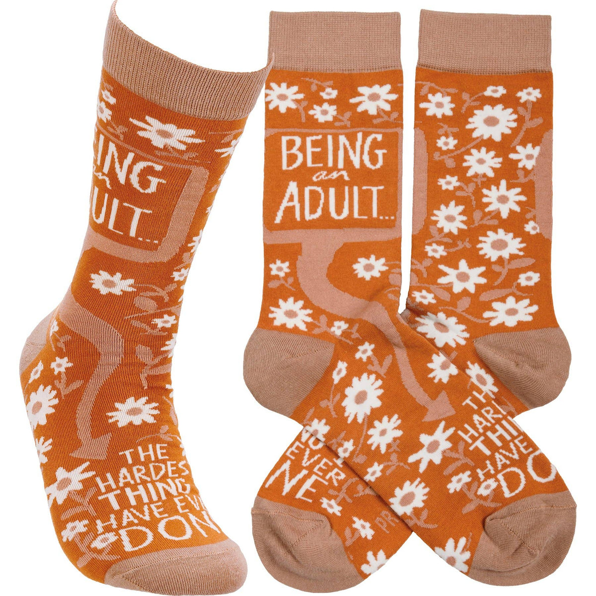 Being An Adult Socks