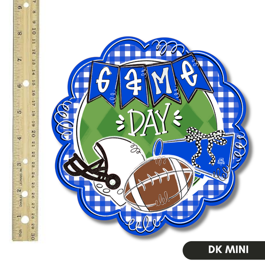 Blue and White Game Day Mini