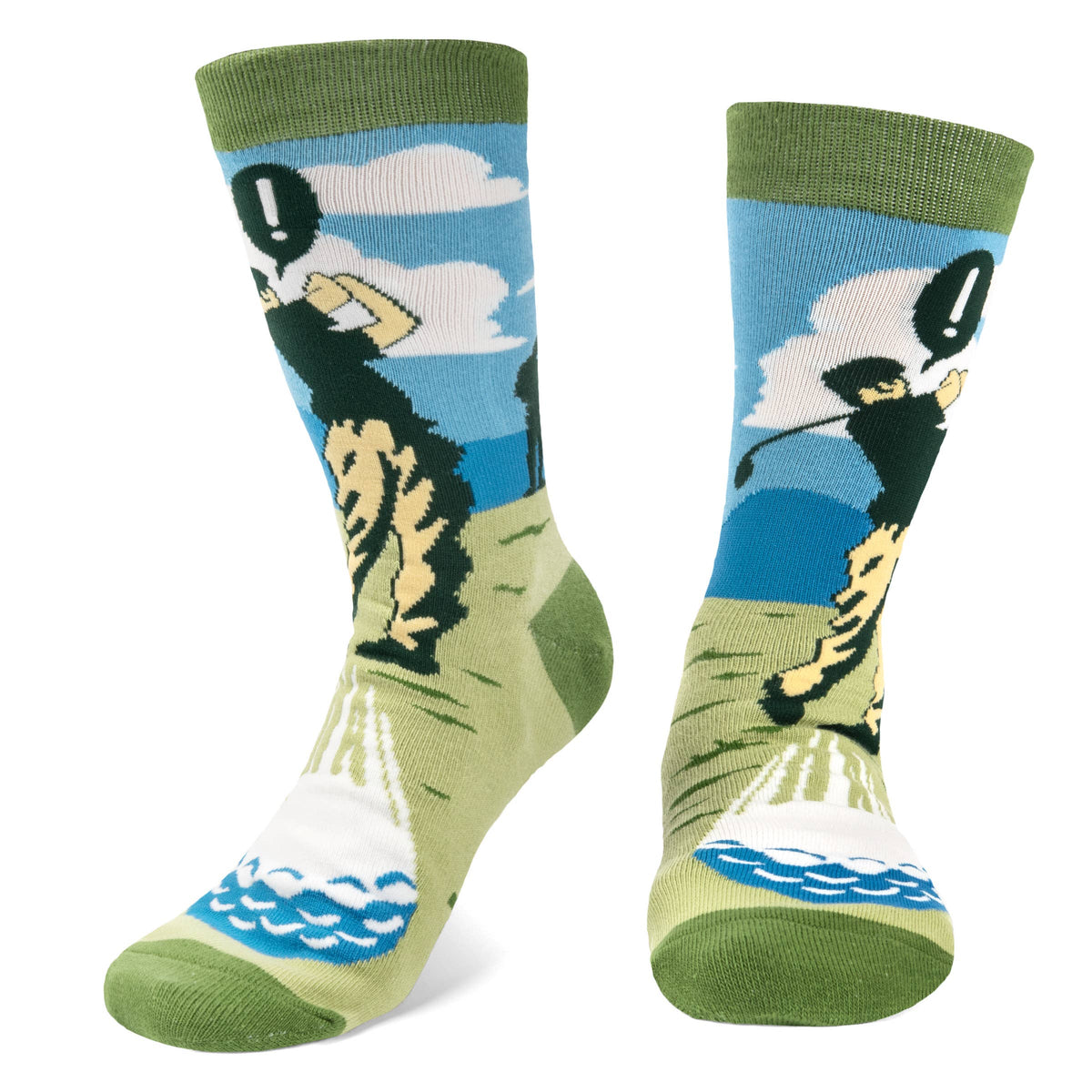 Swing Swear Repeat Funny Golf Socks for Men