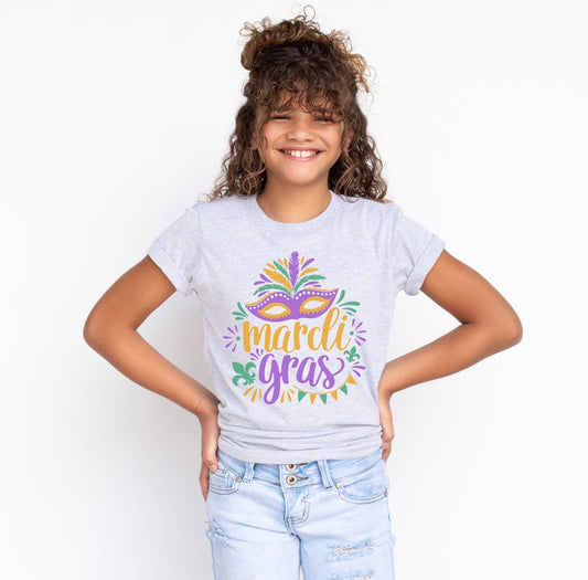 Mardi Gras Youth Tee
