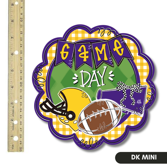 Purple and Yello Game Day Mini