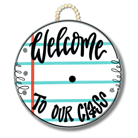 Notebook "Welcome to our Class" Hanger + Mini