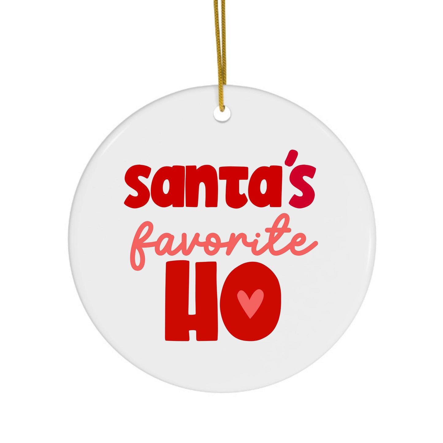 Ho Christmas Ornament