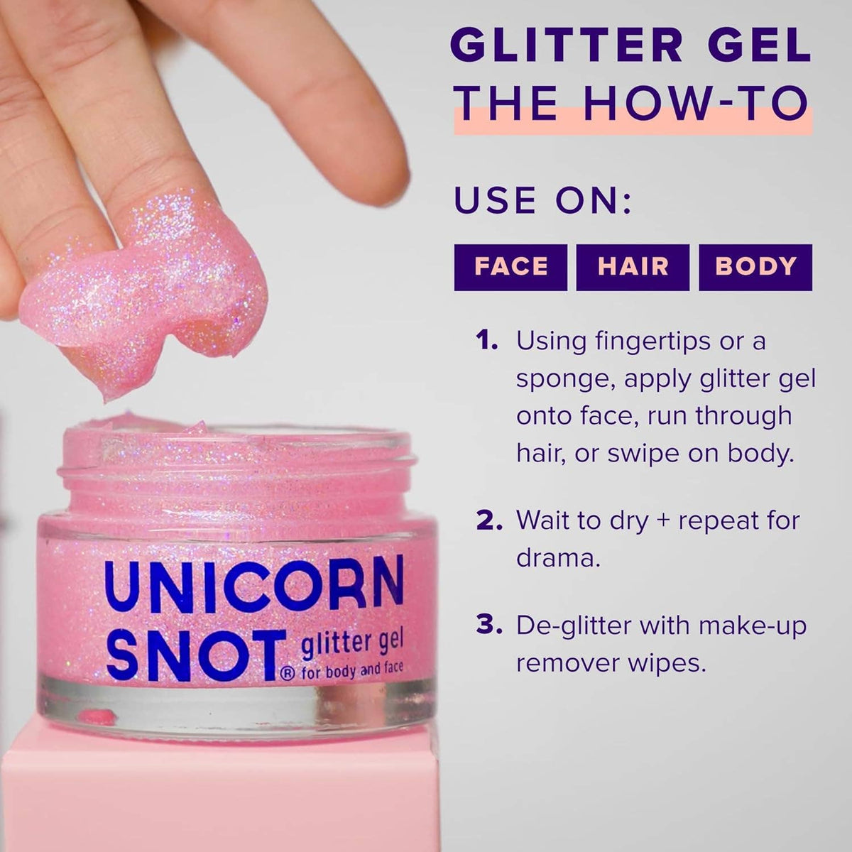 Flamingo-Pink | Body Glitter