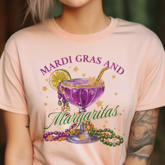 Mardi Gras & Margaritas tee