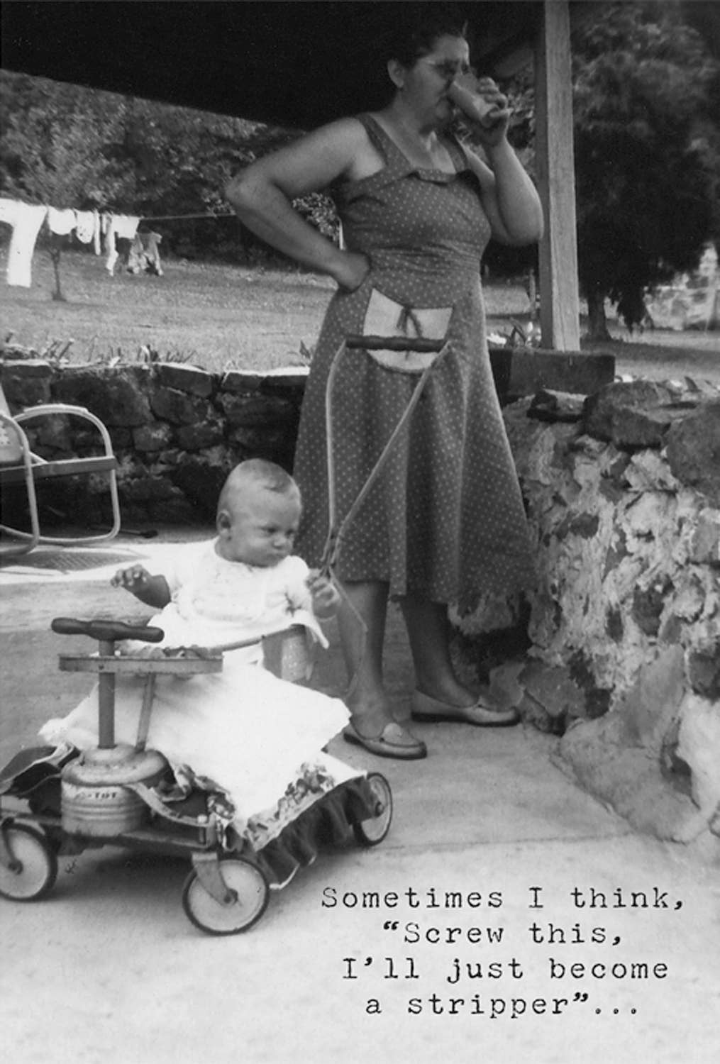 A Stripper Greeting Card