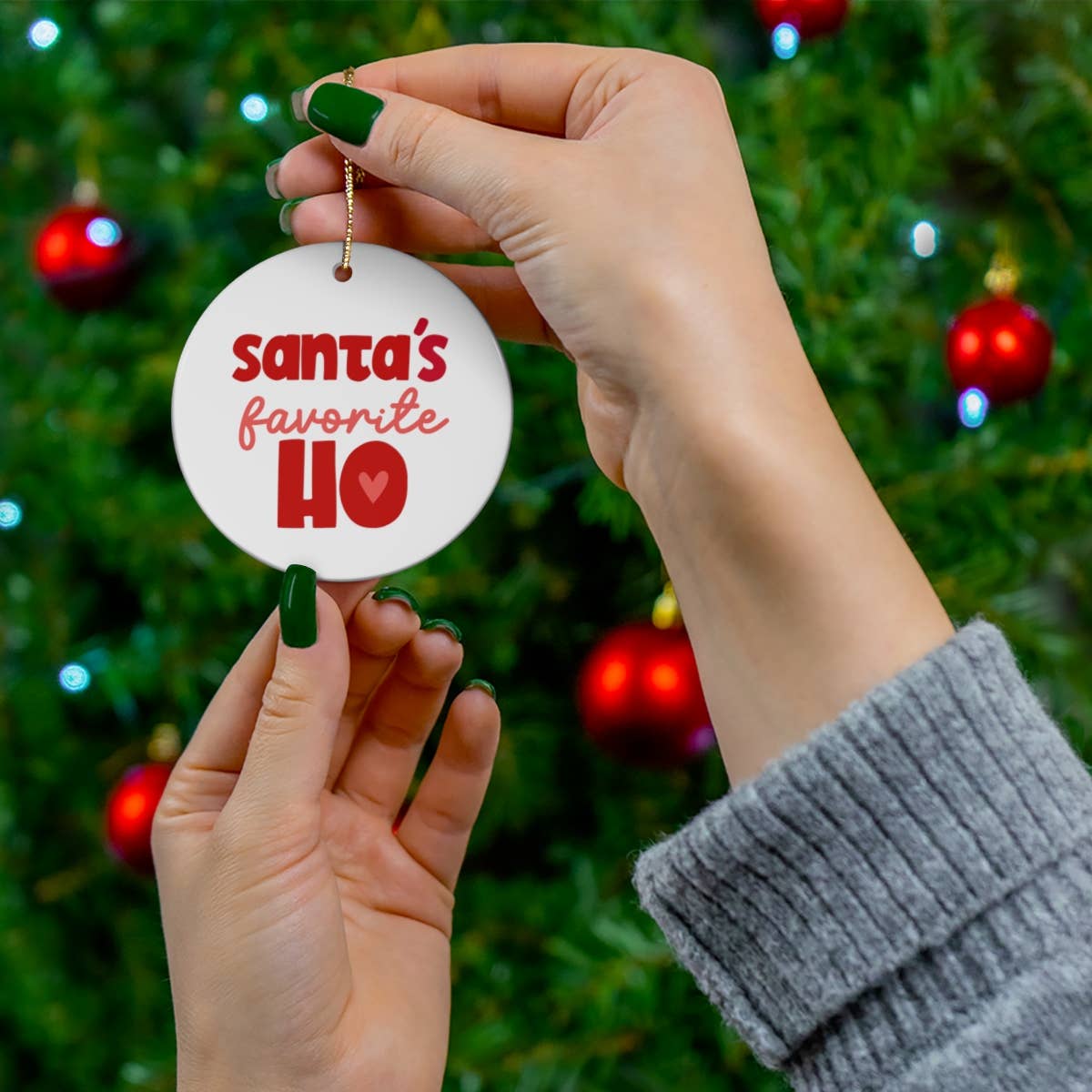 Ho Christmas Ornament