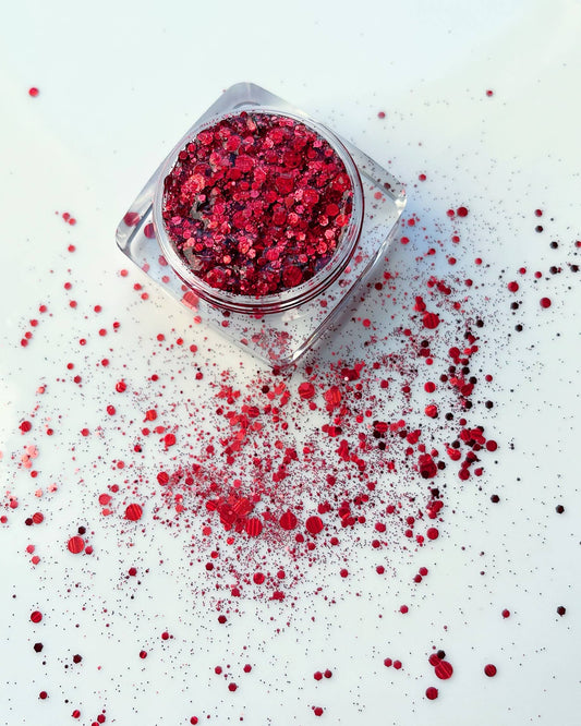 Red Eras Tour Face and Body Glitter