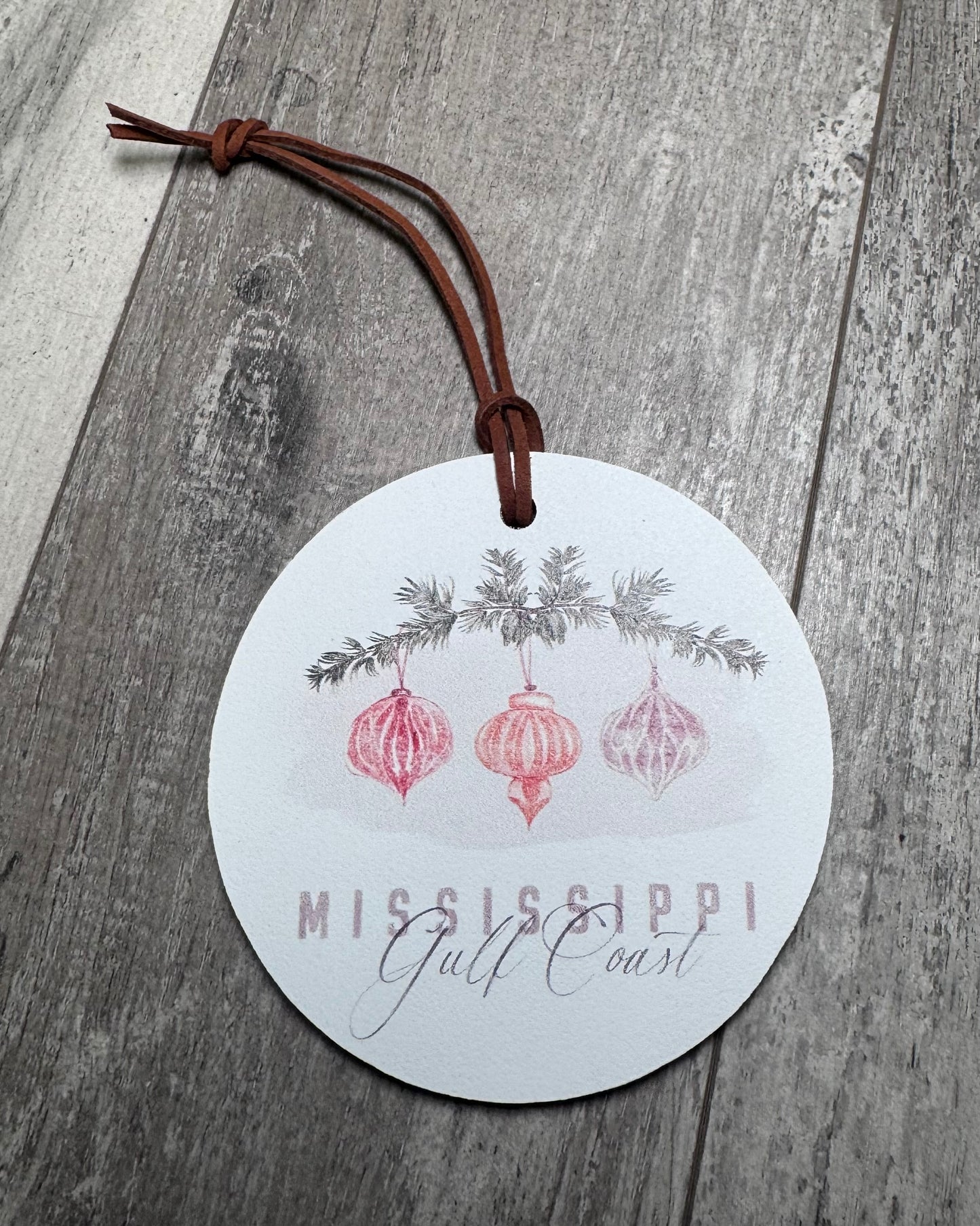 MS Gulf Coast Greenery Ornament