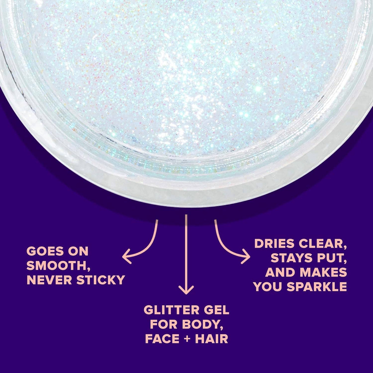 Galaxy-Holographic Body Glitter