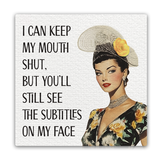 I Can Keep My Mouth Shut Magnet