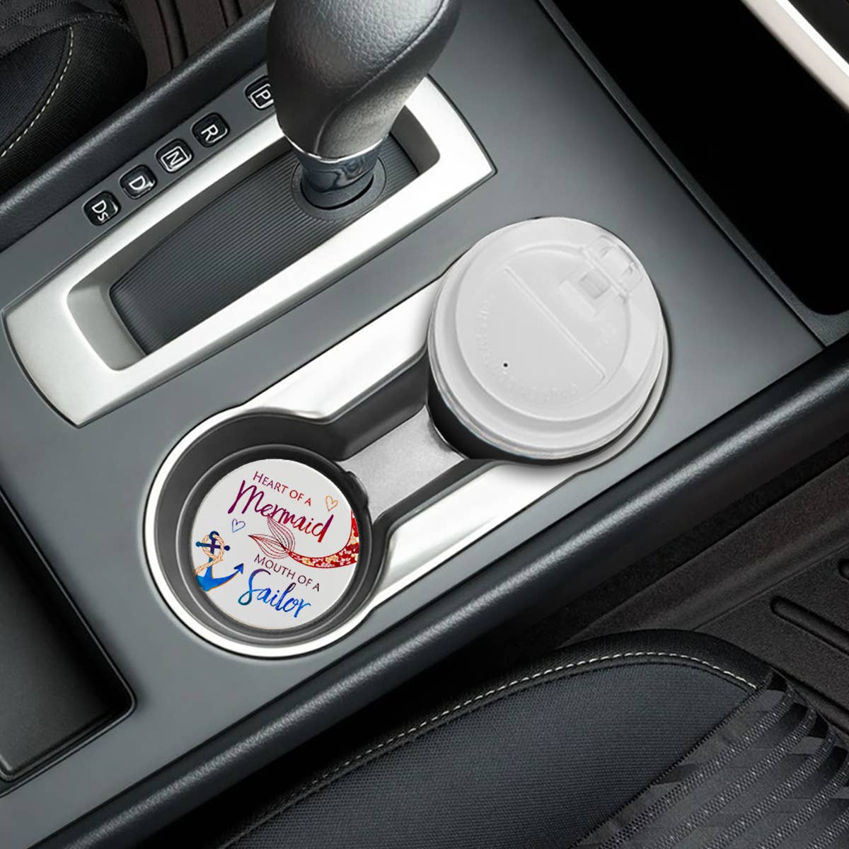 Heart of a Mermaid Car Coaster