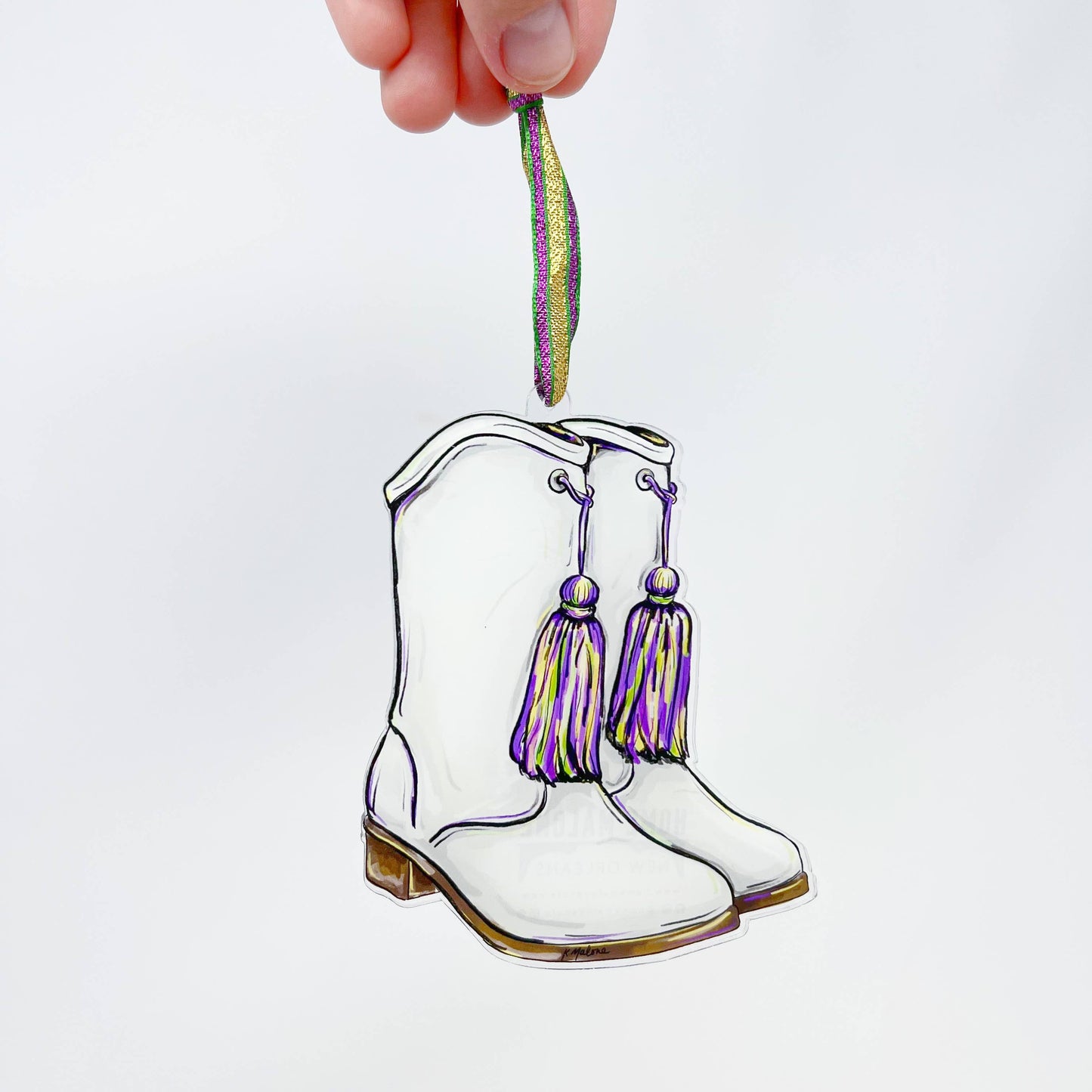 Majorette Marching Boots Ornament