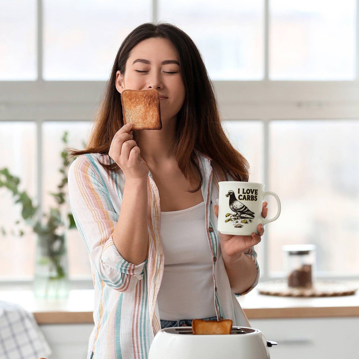 I Love Carbs - Pigeon Mug