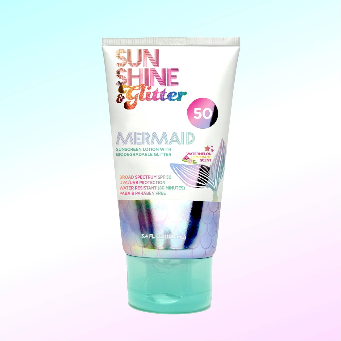Mermaid Biodegradable Glitter SPF 50