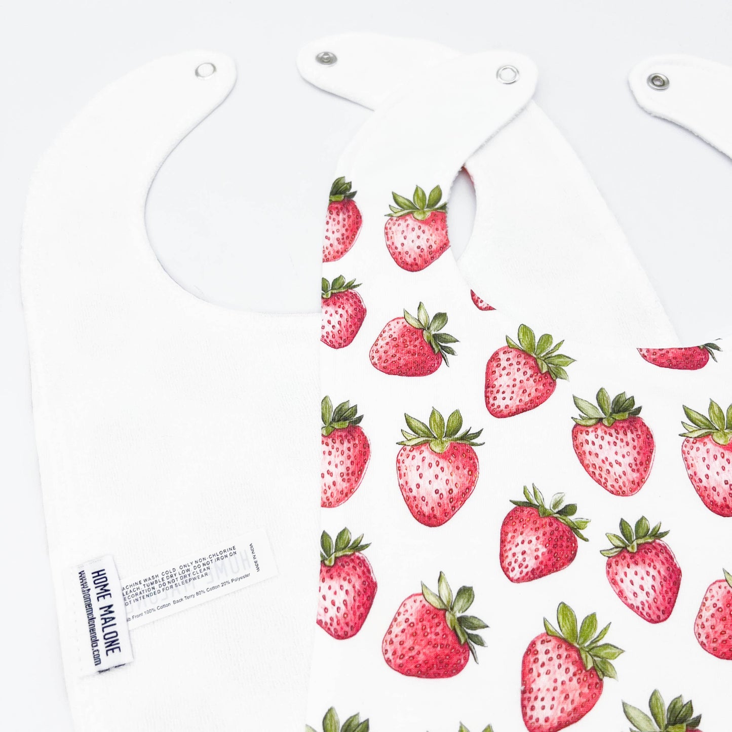 Strawberry Baby Bib