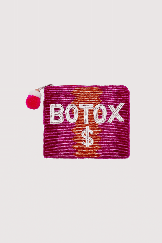 Botox $ Beaded Pouch