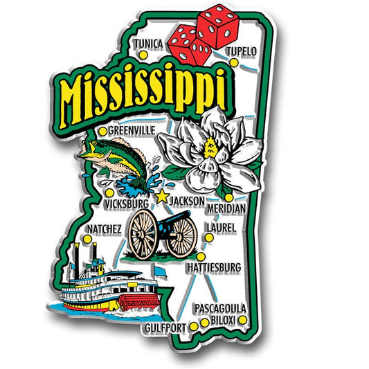 Mississippi Jumbo State Magnet