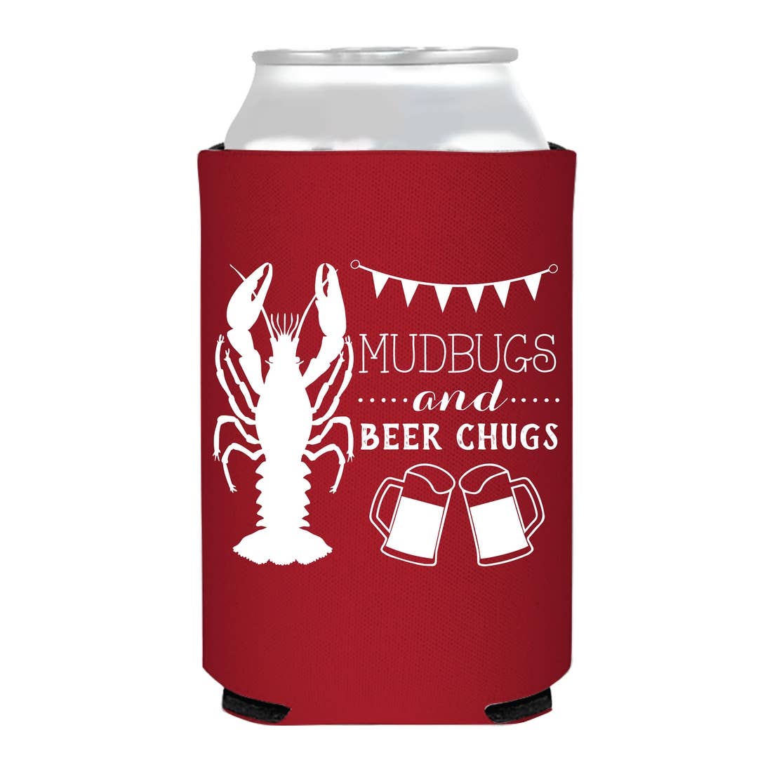 Mudbugs and Beer Chugs Can Cooler