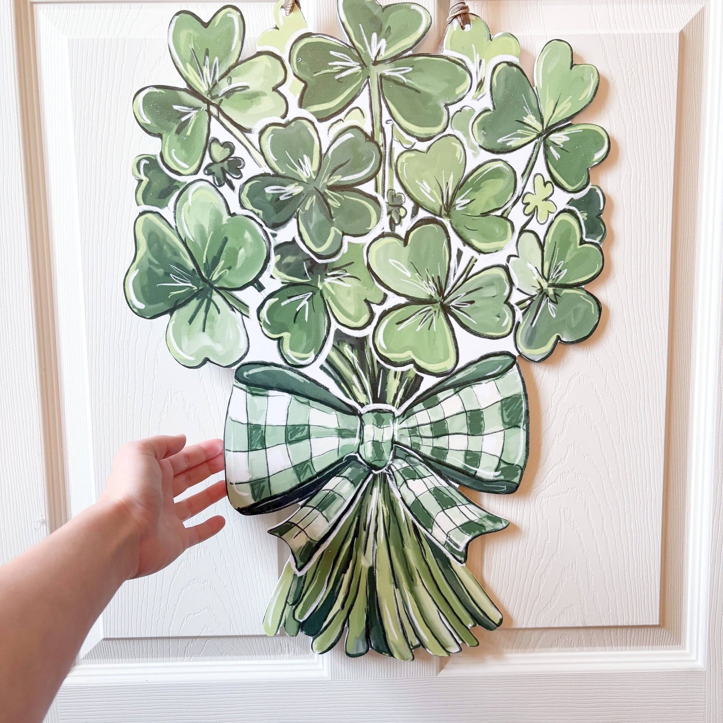 Clover Bouquet Door Hanger