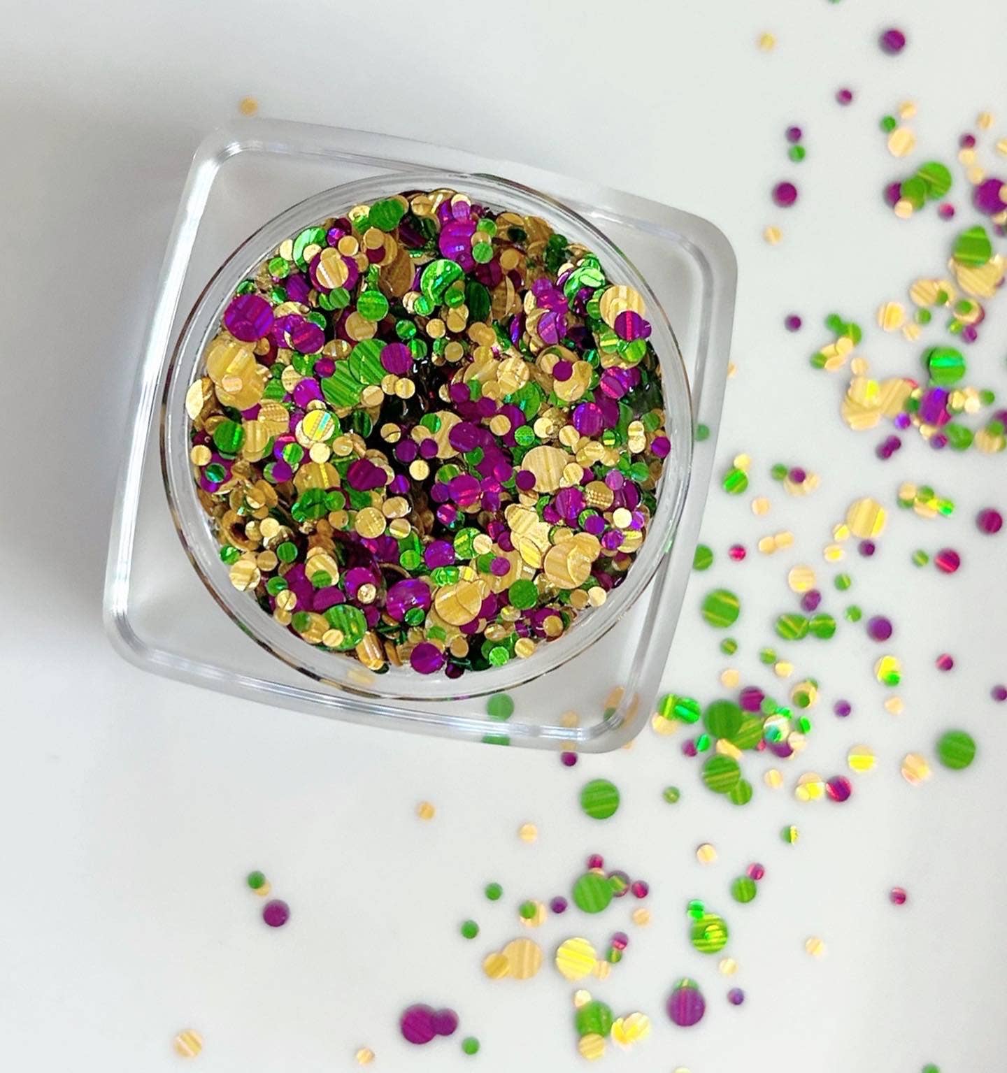 Mardi Gras Face and Body Glitter