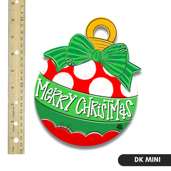 Red Dot Christmas Bulb Mini