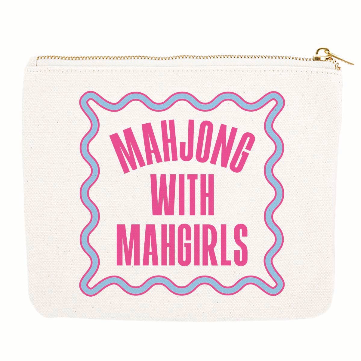 Mahjong With Mahgirls zipper pouch