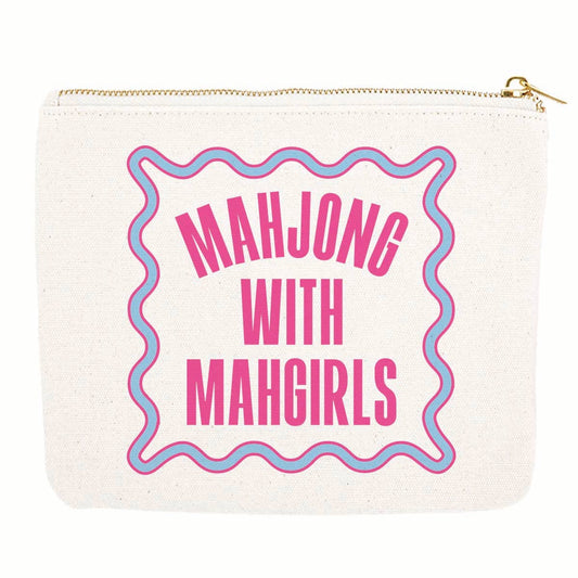 Mahjong With Mahgirls zipper pouch