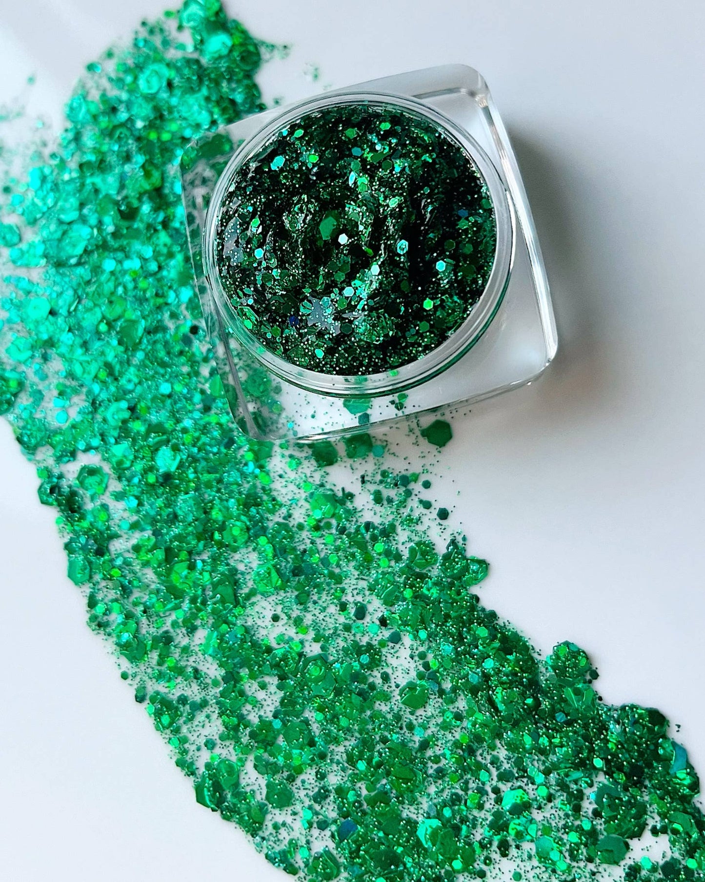 Dark Green Face and Body Glitter