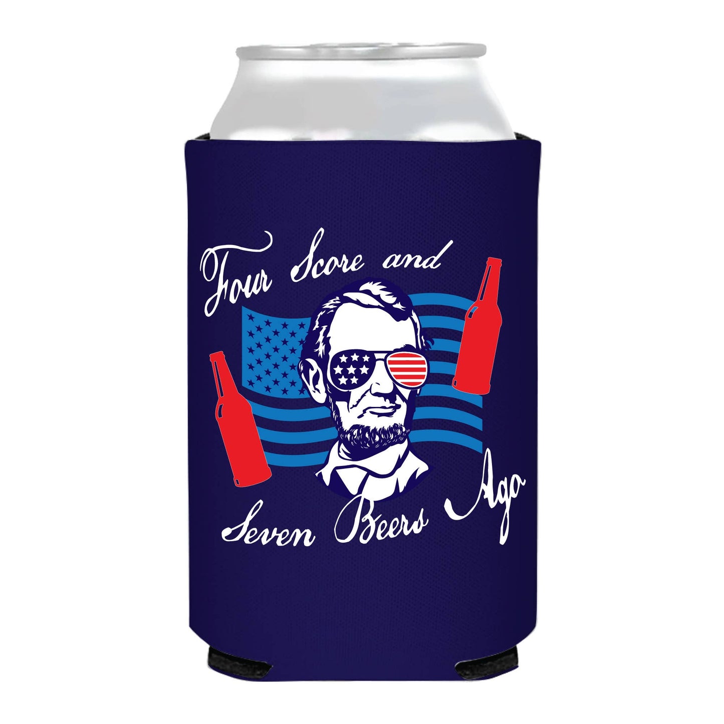 Four Score & 7 Beers Ago Can Cooler