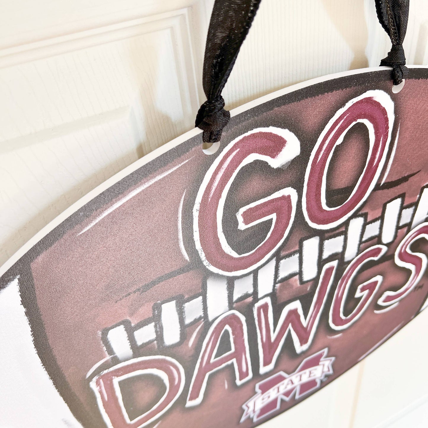 Mississippi State University Football Door Hanger