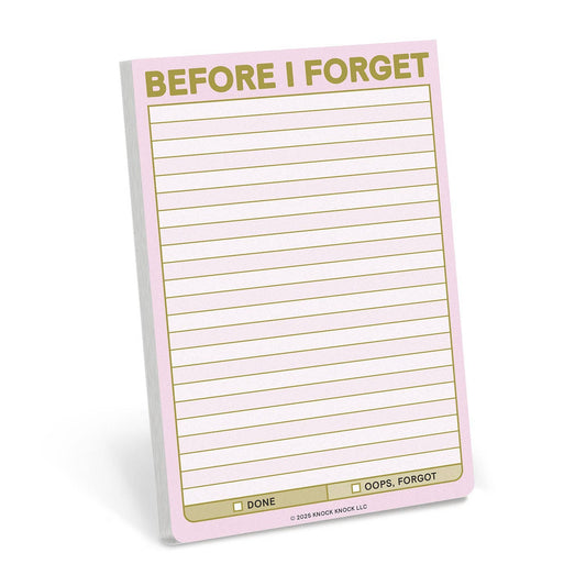 Before I Forget Great Big Stickies