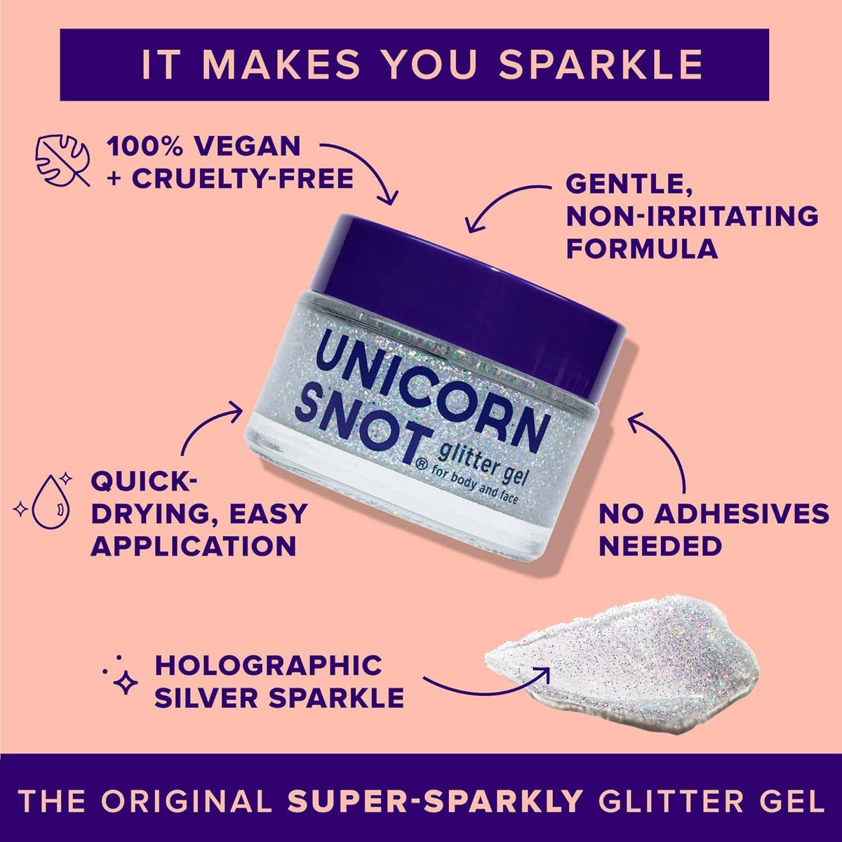 Disco-Silver | Body Glitter