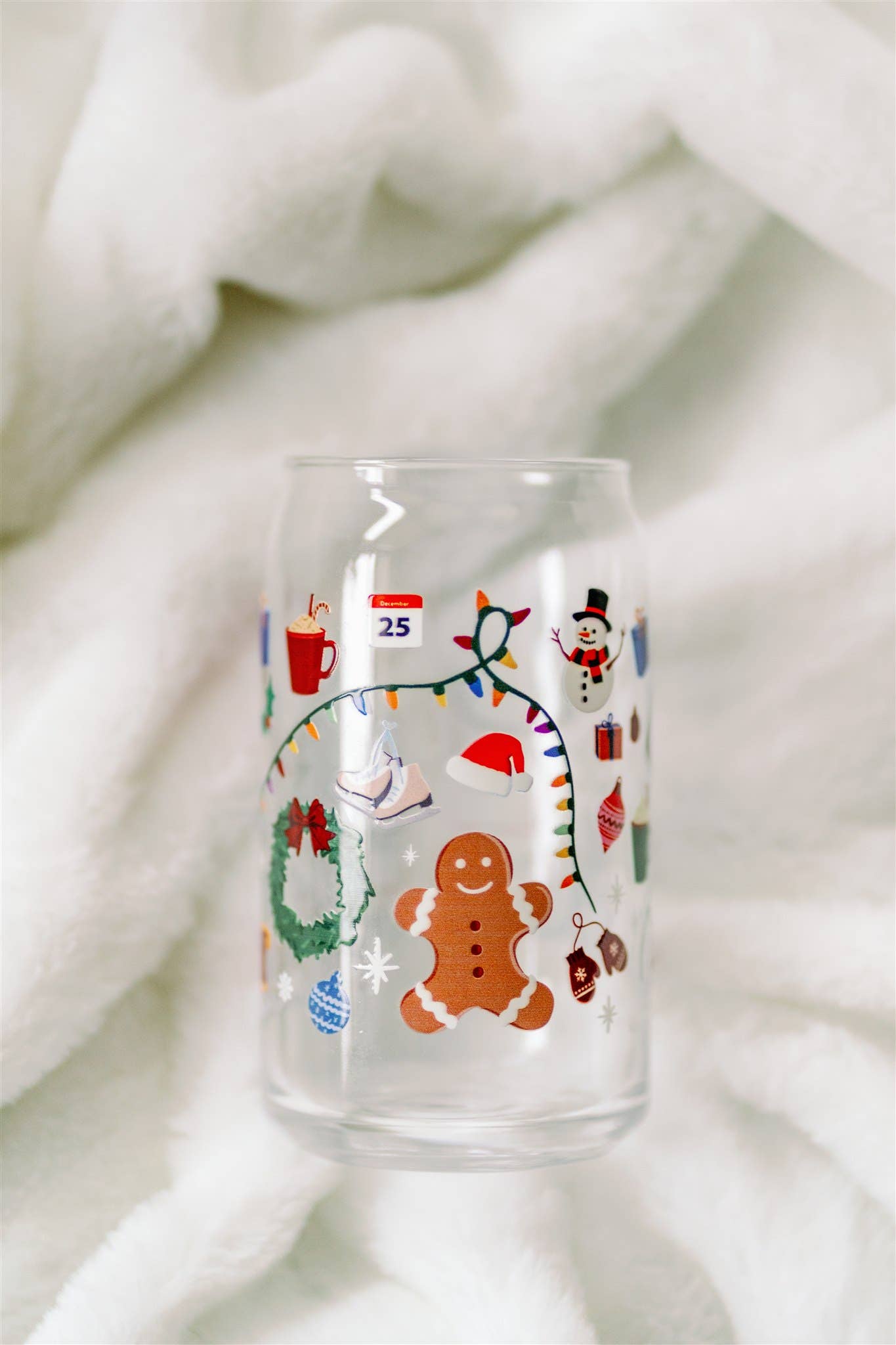 Christmas Glass Cup