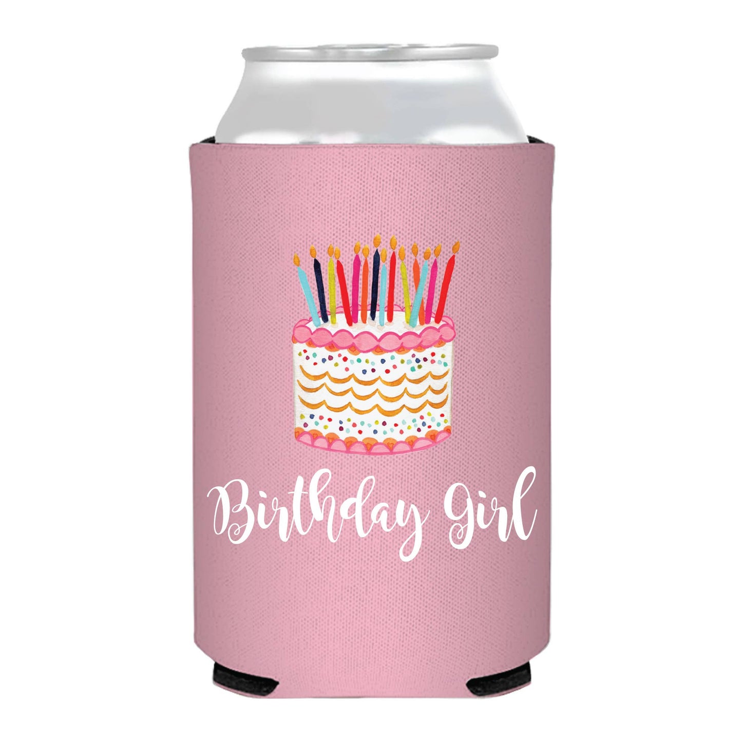 Birthday Girl Cake Can Cooler