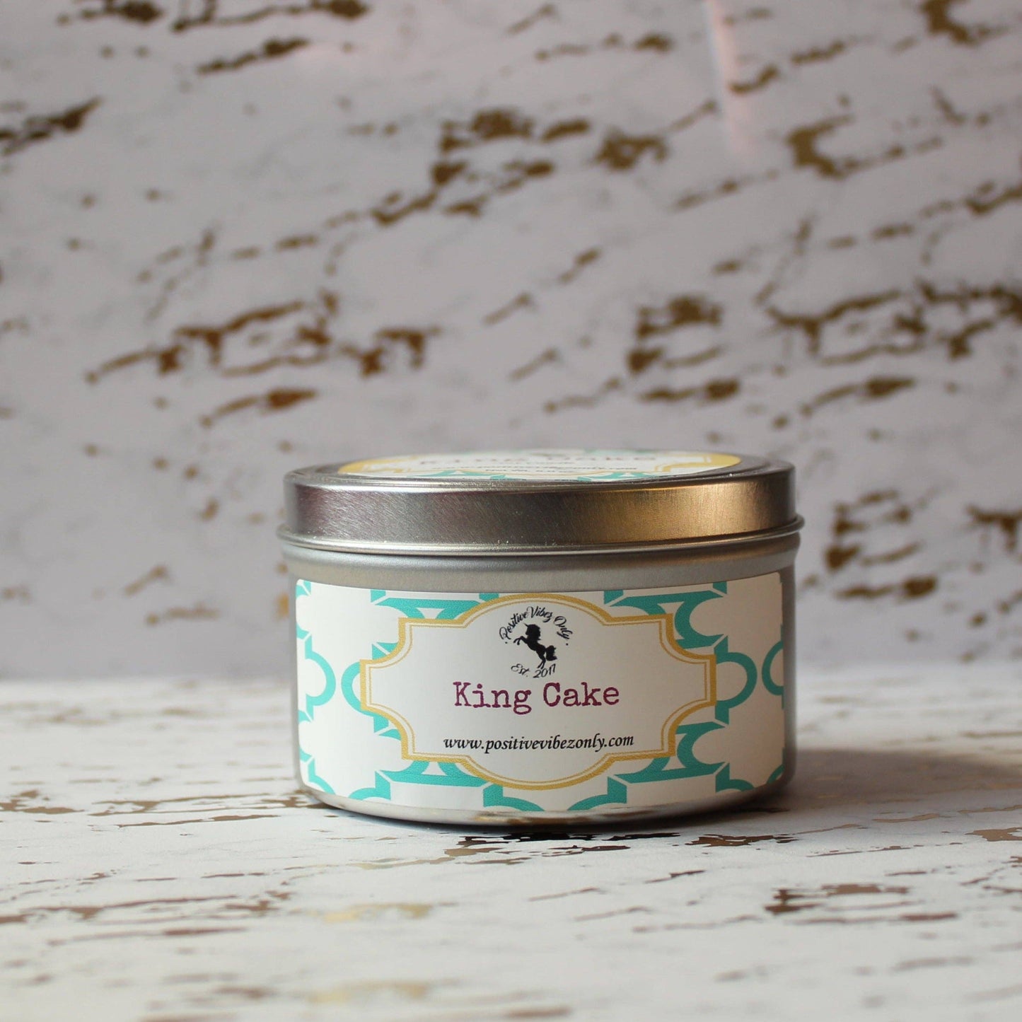 King Cake Scented Soy Candle