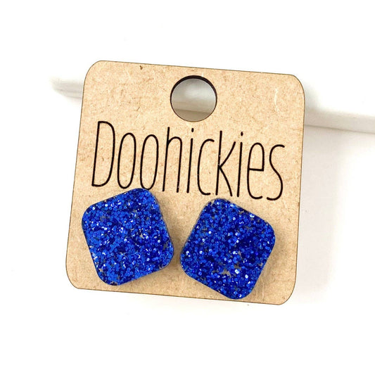 School Spirit Square Studs