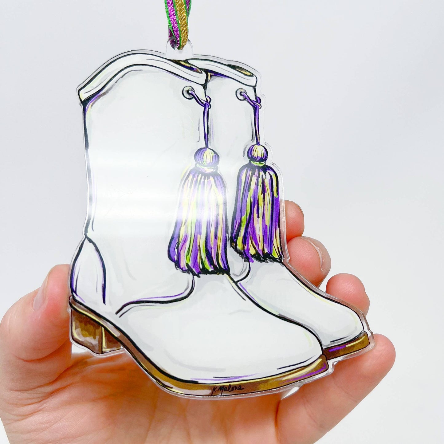 Majorette Marching Boots Ornament