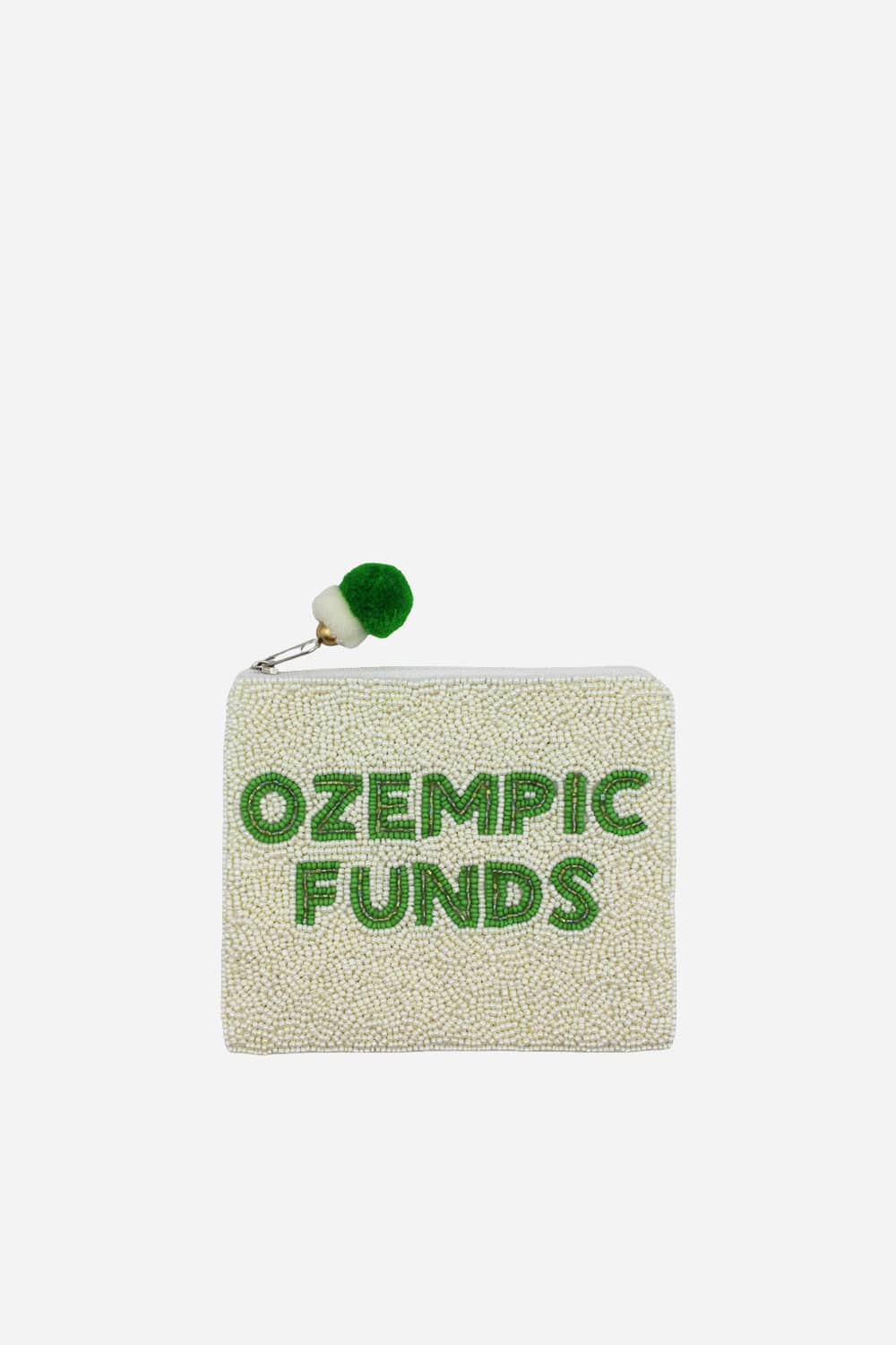 Ozempic Funds Beaded Coin Pouch