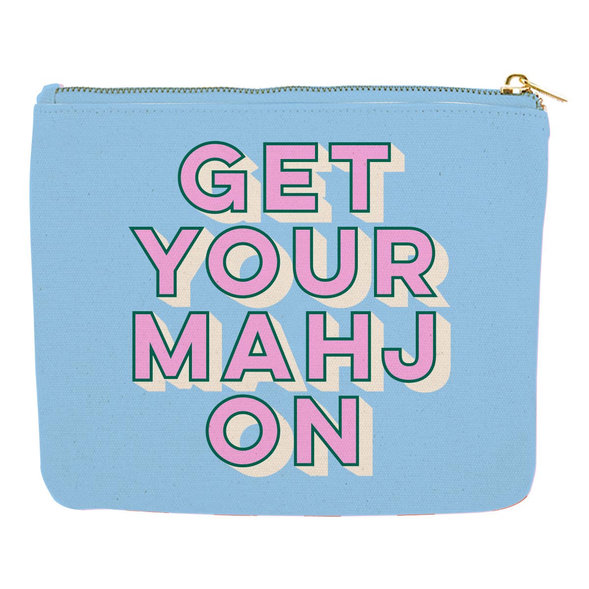 Get Your Mahj On zipper pouch