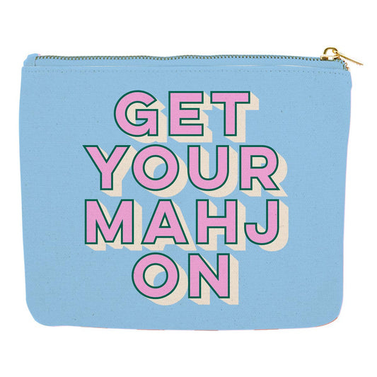 Get Your Mahj On zipper pouch