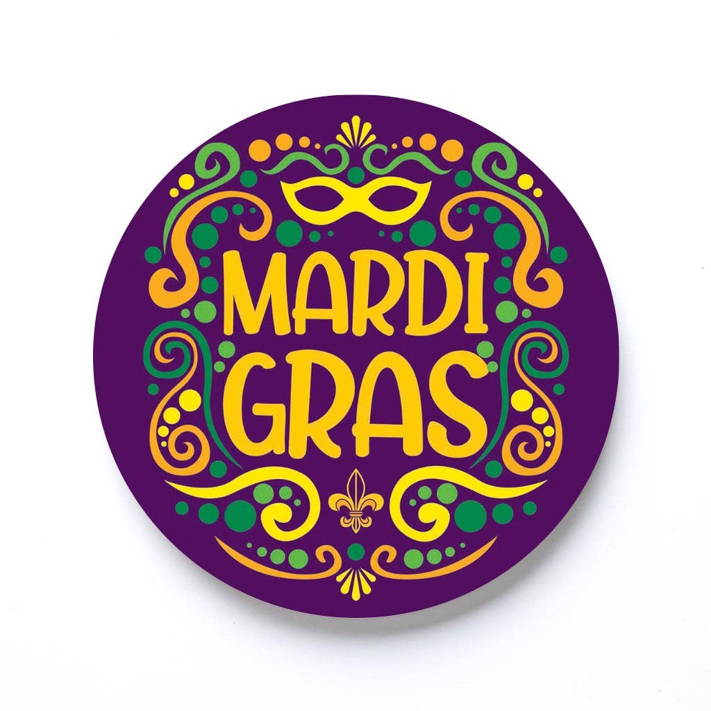 Mardi Gras Coasters