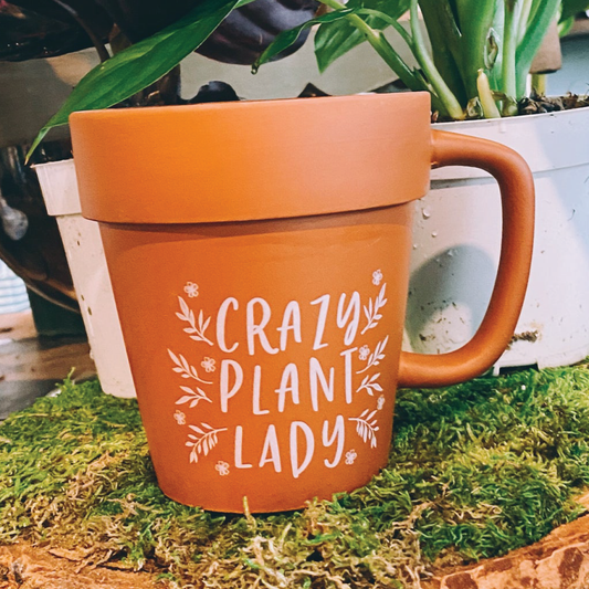 Crazy Plant Lady Terracotta Coffee Mug