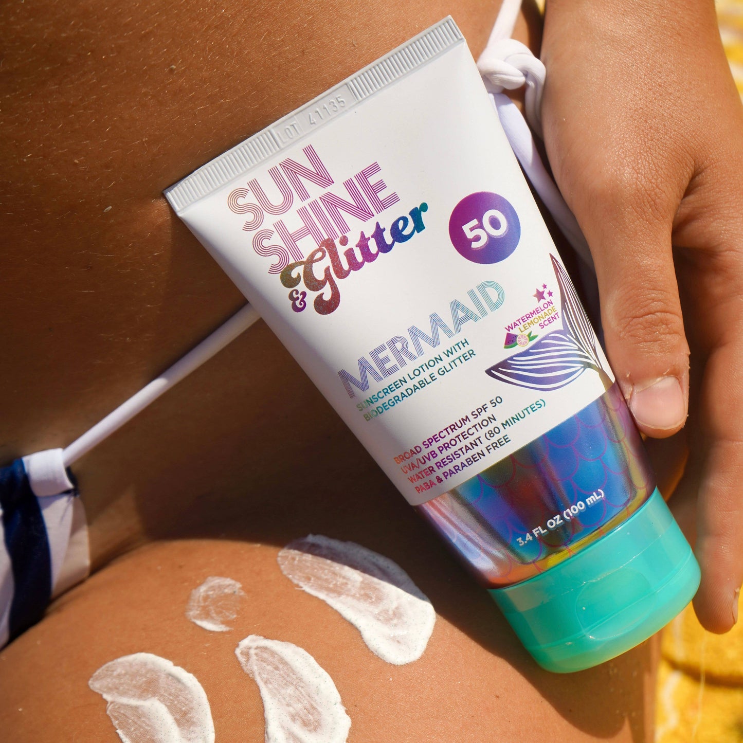 Mermaid Biodegradable Glitter SPF 50
