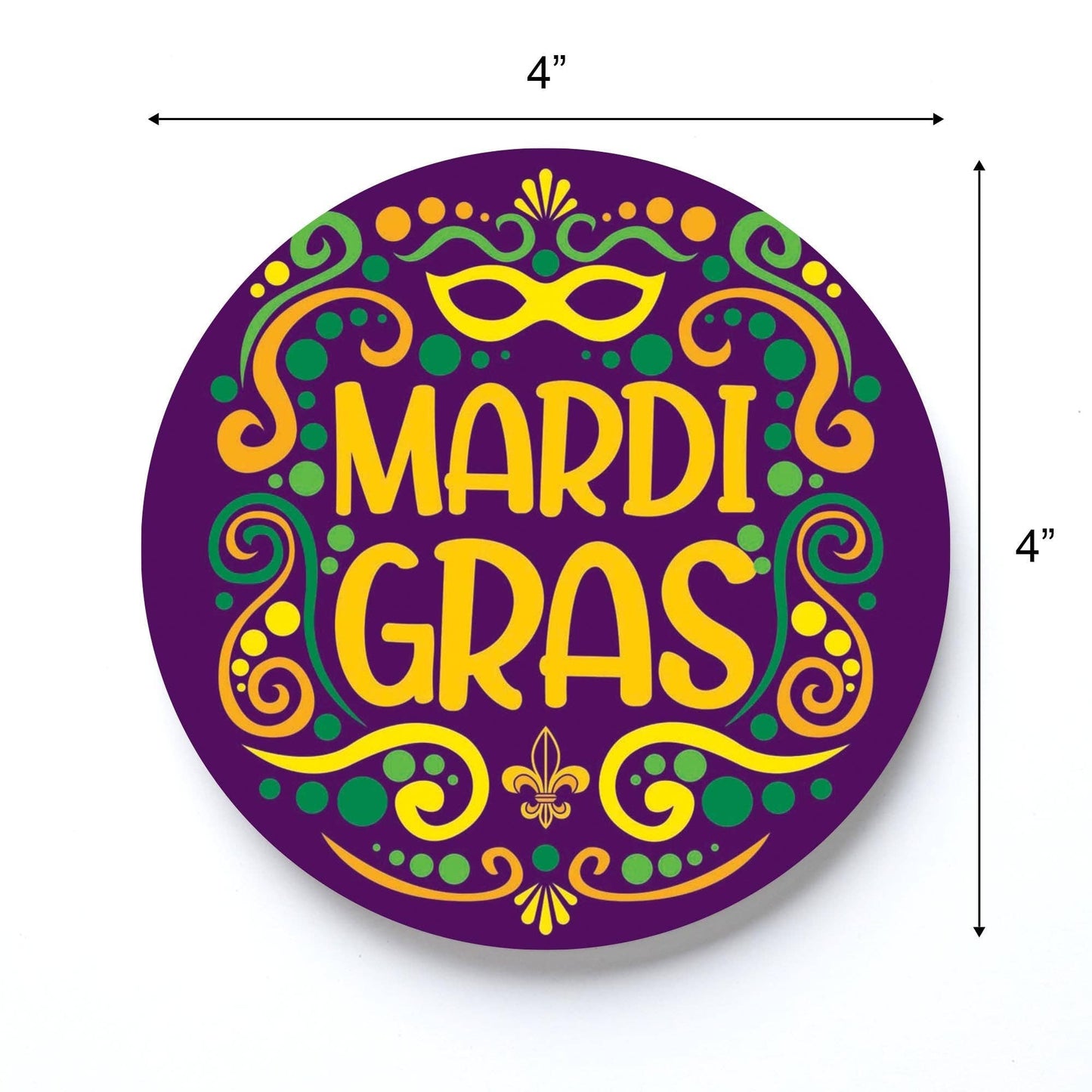 Mardi Gras Coasters