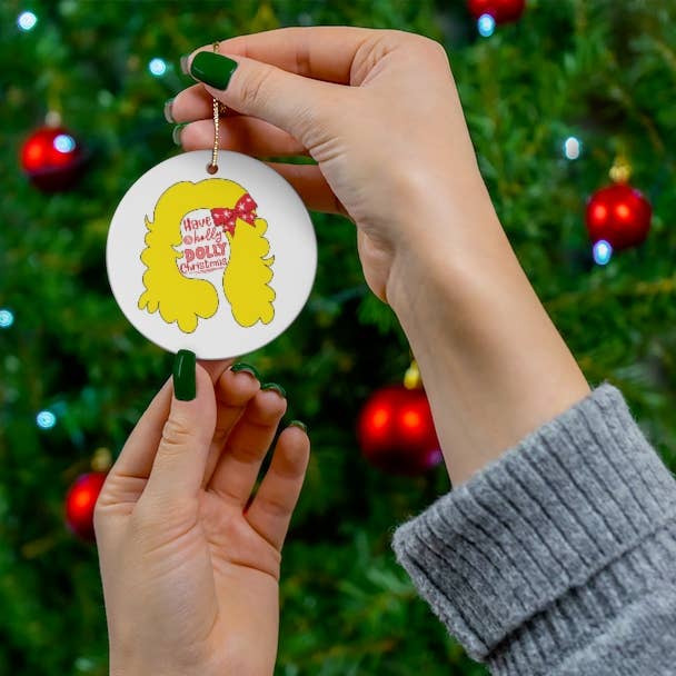 Holly Dolly Christmas ornament