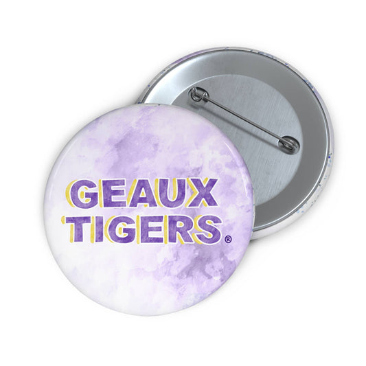 LSU "Geaux Tigers" Game Day Button
